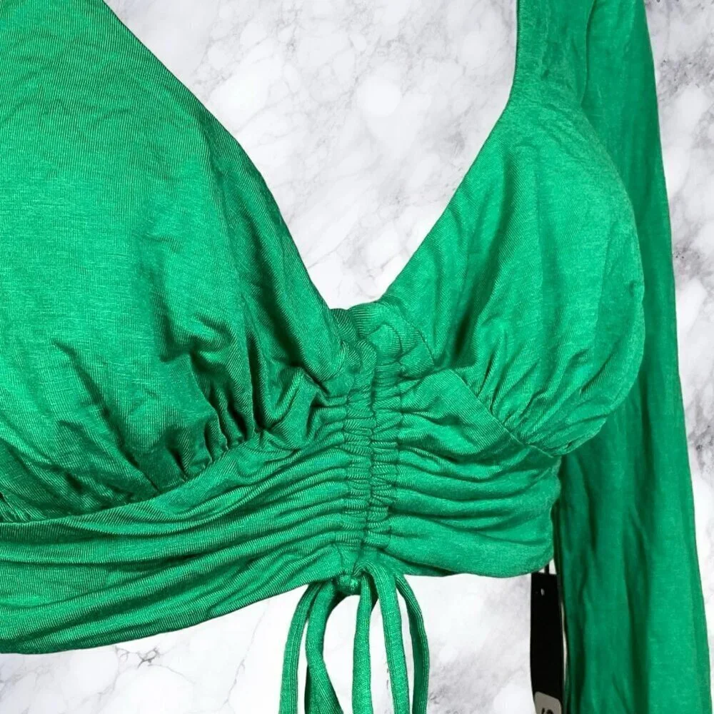 House of Harlow 1960 xREVOLVE Yulia Top - Dark Green